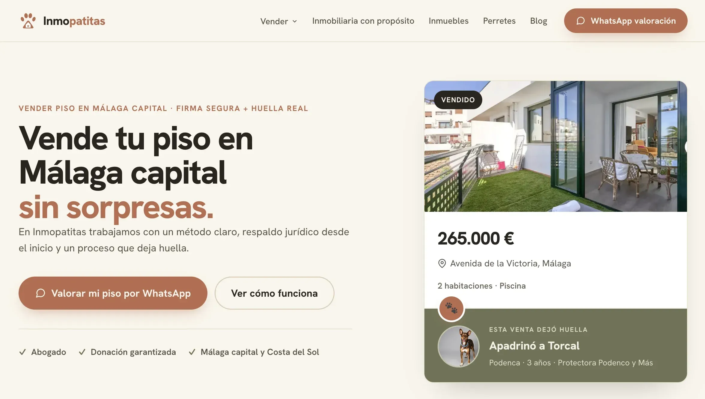 Home de la web INmopatitas.es