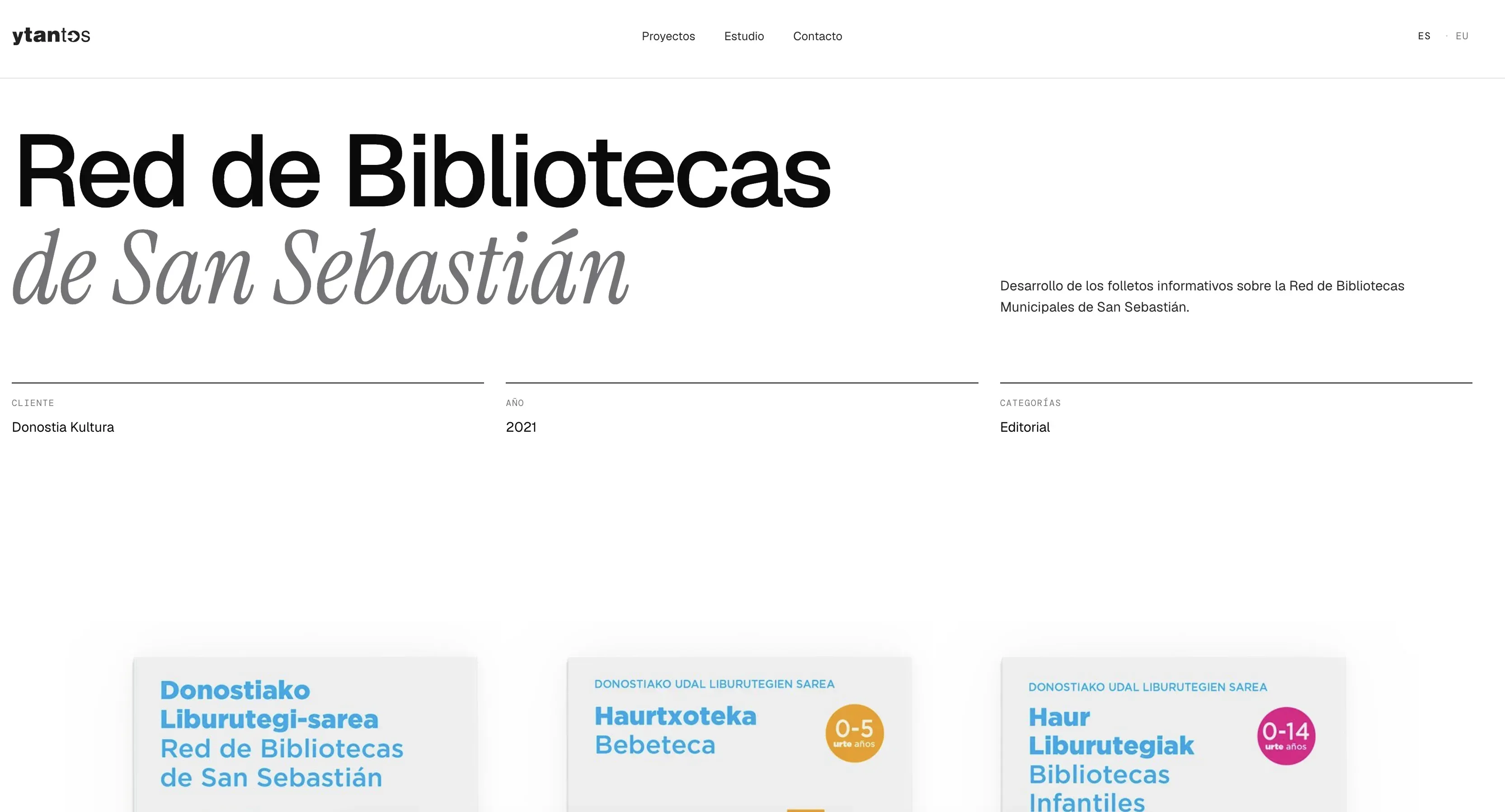 Versión en español de la web de ytantos
